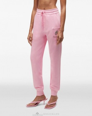 Moose Knuckles Brooklyn Jogger Broek Dames Roze | PNA847250