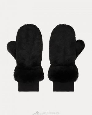 Moose Knuckles Cheever Mittens Handschoenen Dames Zwart | DIQ780965