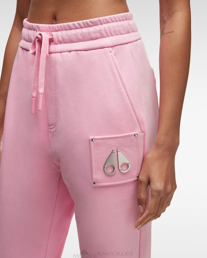 Moose Knuckles Brooklyn Jogger Broek Dames Roze | PNA847250