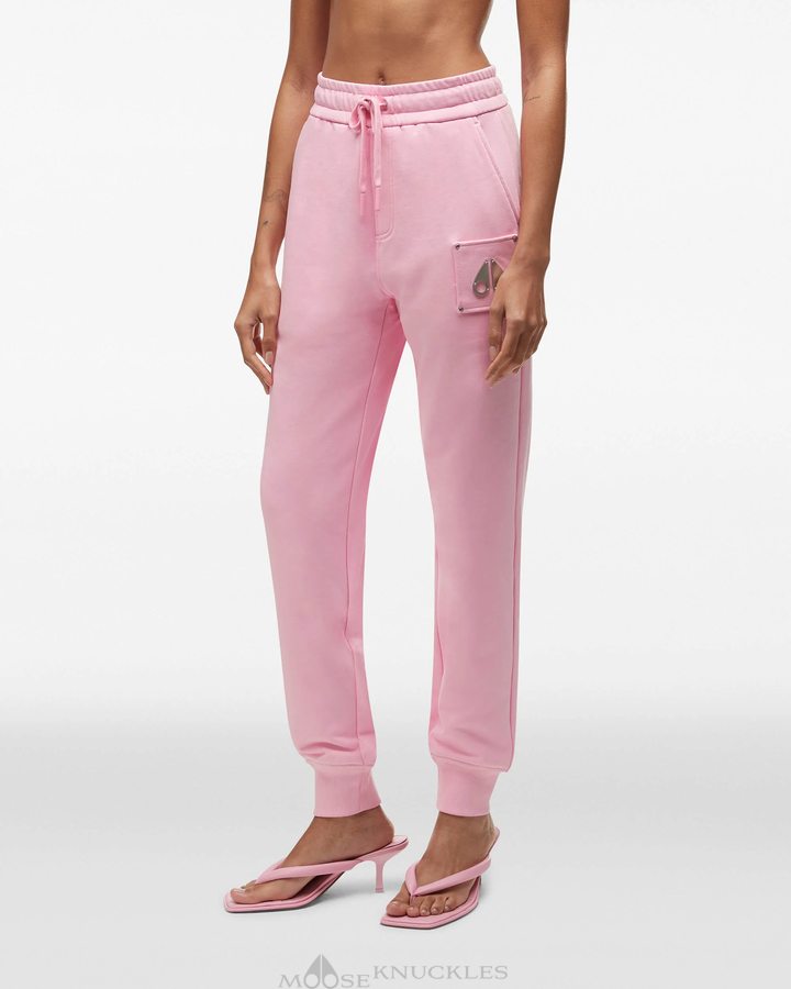 Moose Knuckles Brooklyn Jogger Broek Dames Roze | PNA847250