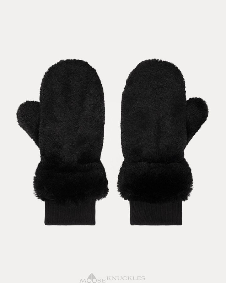 Moose Knuckles Cheever Mittens Handschoenen Dames Zwart | DIQ780965