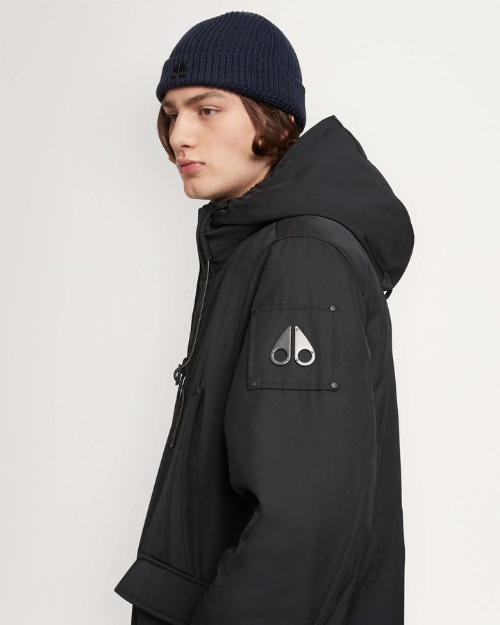 Moose Knuckles Garson Anorak Anoraks Heren Zwart | GNA406827