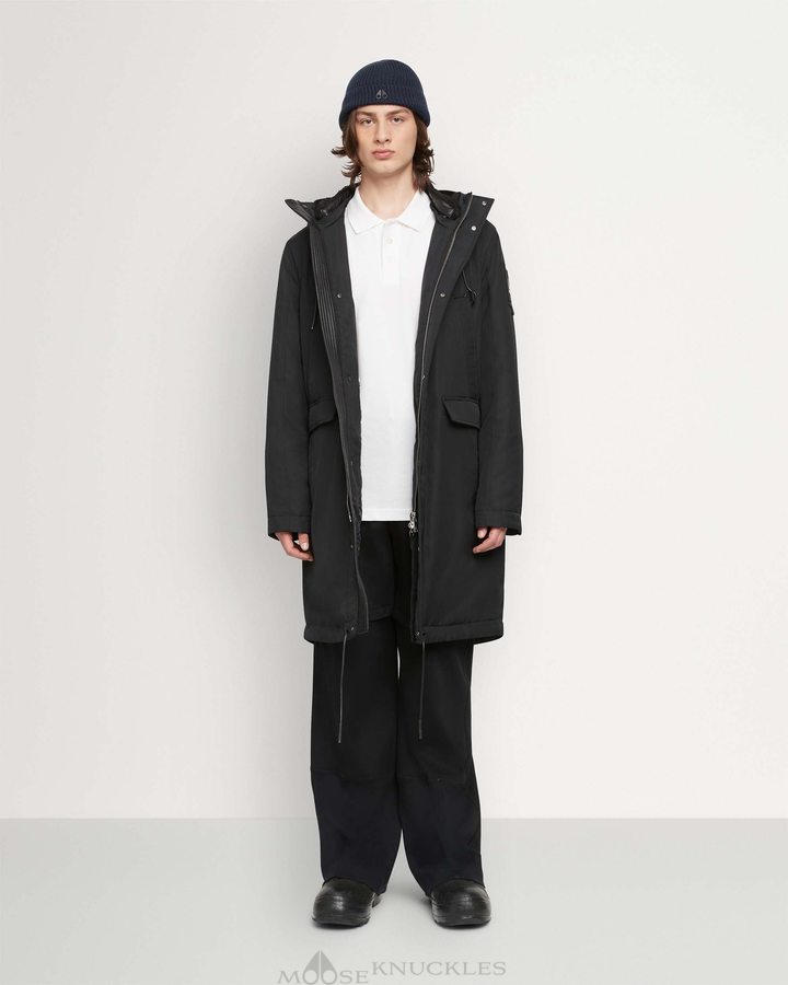 Moose Knuckles Garson Anorak Anoraks Heren Zwart | GNA406827