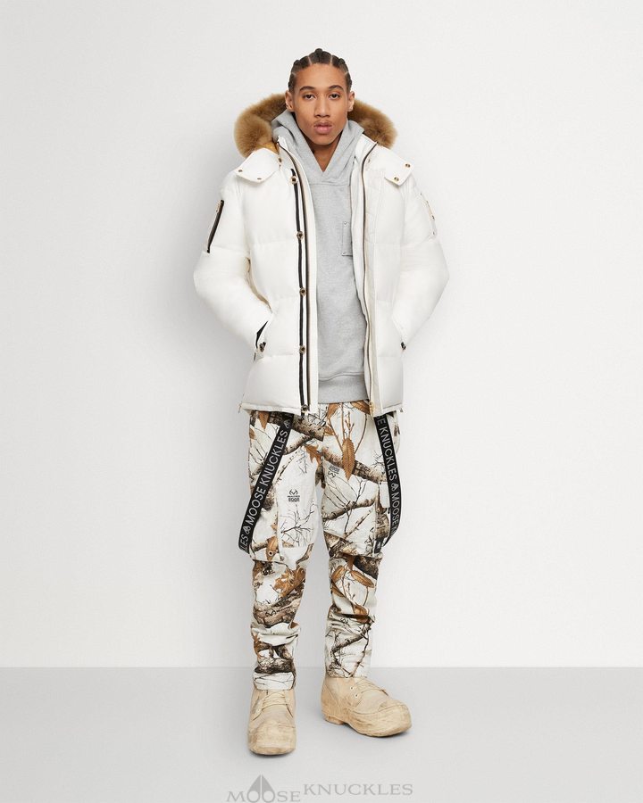 Moose Knuckles Gold 3q Jacket Shearling Jassen Heren Bruin | ODV302789