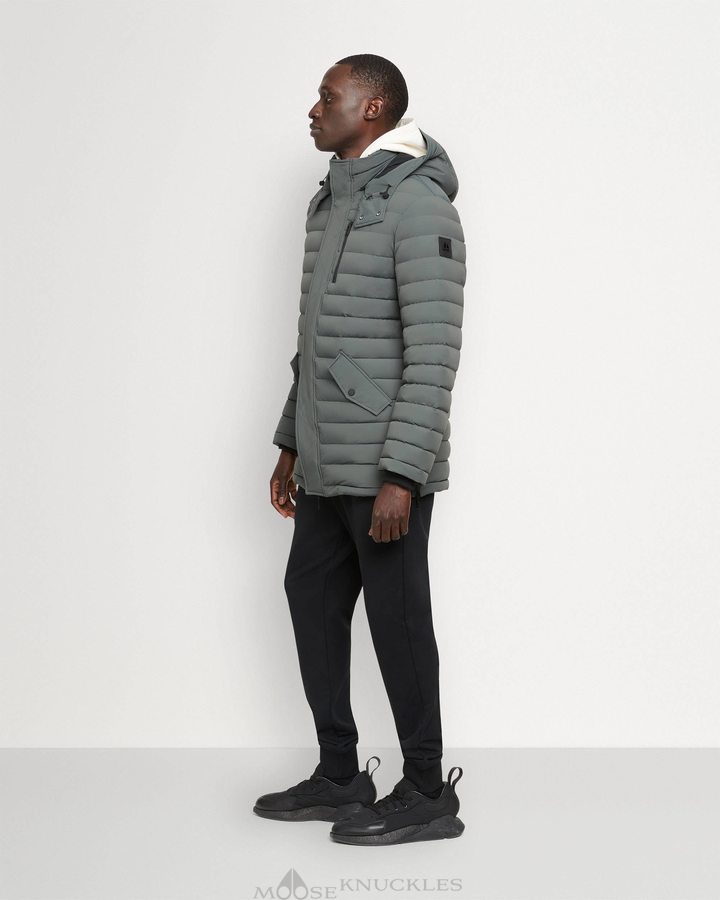 Moose Knuckles Greystone Jacket Jassen Heren Forest Hill | KYW425189