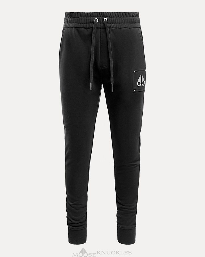 Moose Knuckles Hartsfield Jogger Broek Heren Zwart | HIN183650