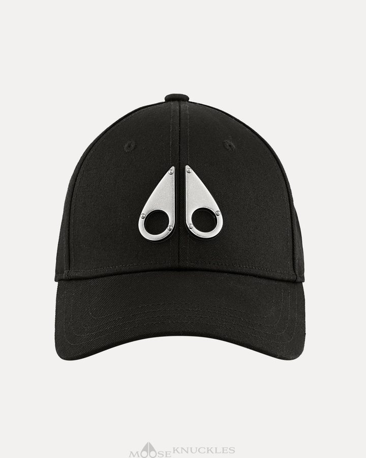 Moose Knuckles Logo Icon Cap Baseball caps Heren Zwart | ZEN243857