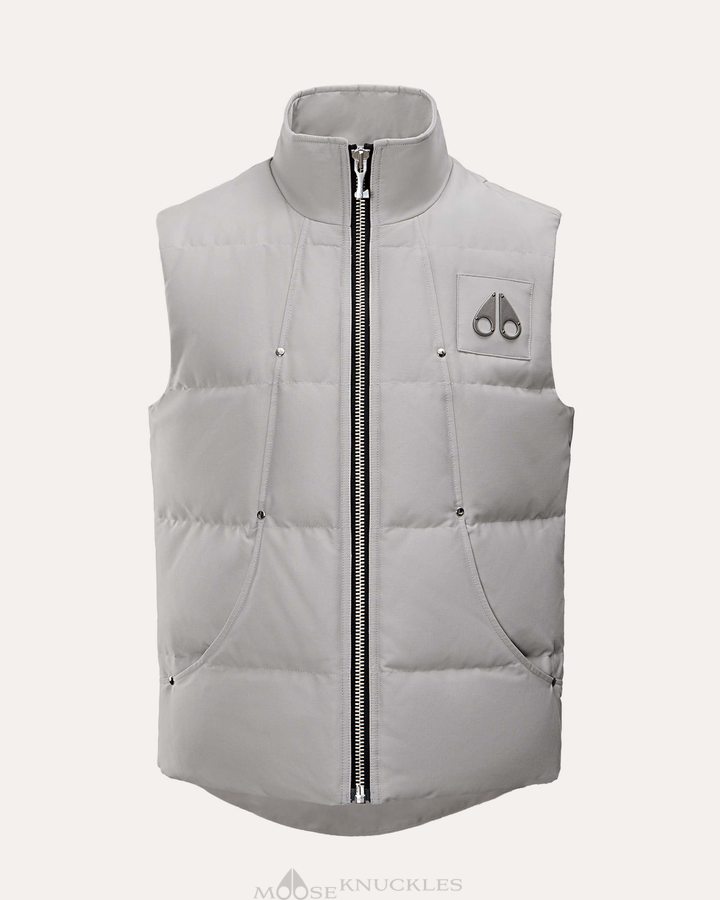 Moose Knuckles Montreal Vest Vests Heren Grijs | MRI319264