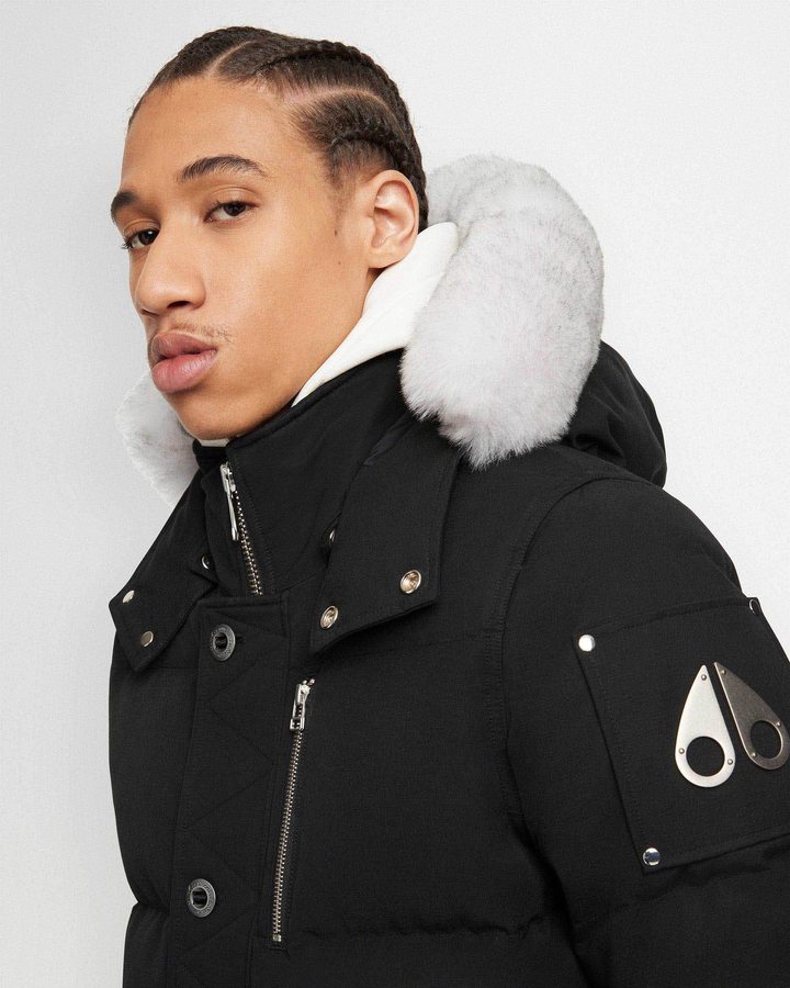 Moose Knuckles Original 3q Jacket Shearling Jassen Heren Zwart | RJY621830