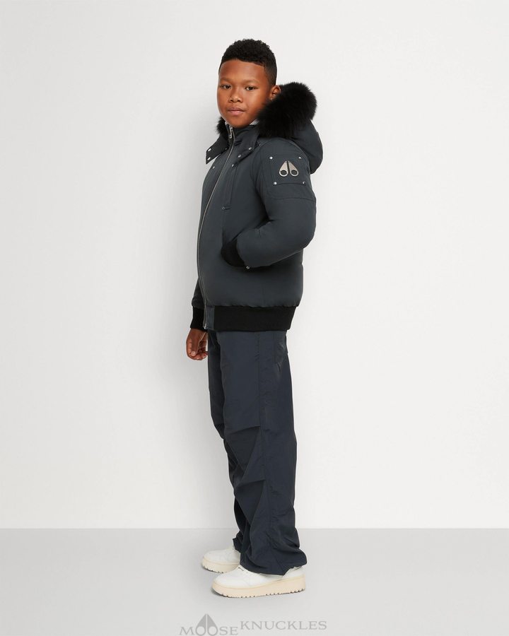 Moose Knuckles Original Bomber Bomberjack Kinderen Granite | DKM216750