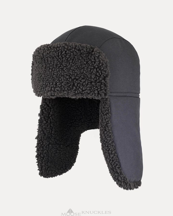 Moose Knuckles Quebec Trapper Hat Hoed Heren Zwart | IKT402835