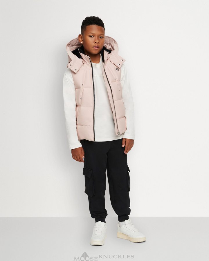 Moose Knuckles Vest Vests Kinderen Roze | EBW371560 